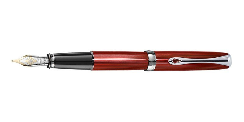 Diplomat Excellence A² Skyline Red Fountain Pen Steel Nib