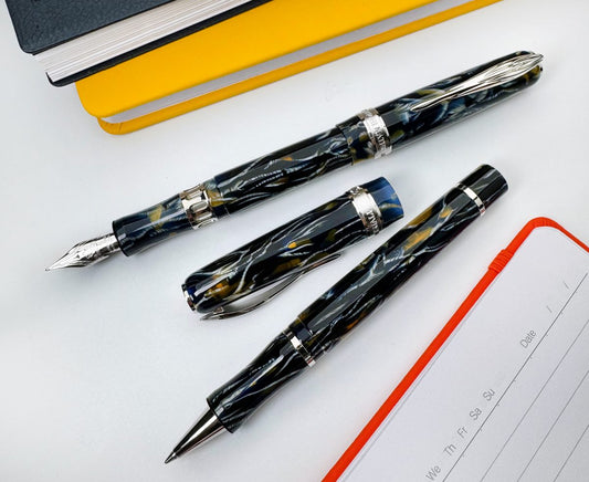 Pineider Ancient Materials Wild Blue Pen Collection