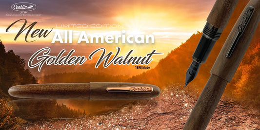 Conklin All American Golden Walnut