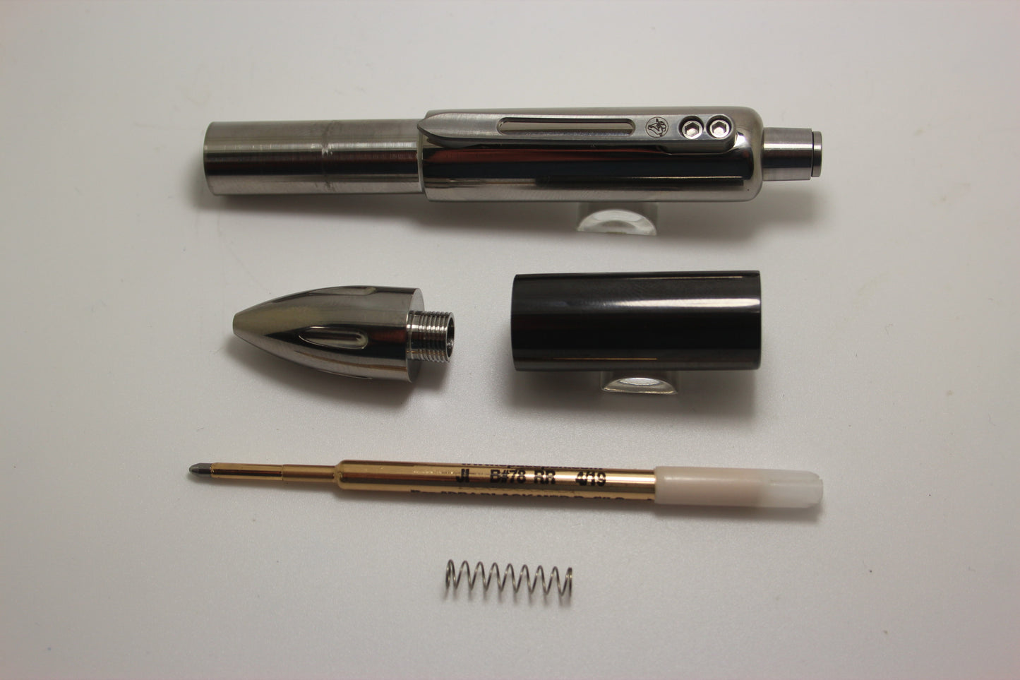 Tuff Writer MK2 Special Mission Titanium Polished/Zirconium Ballpoint Pen