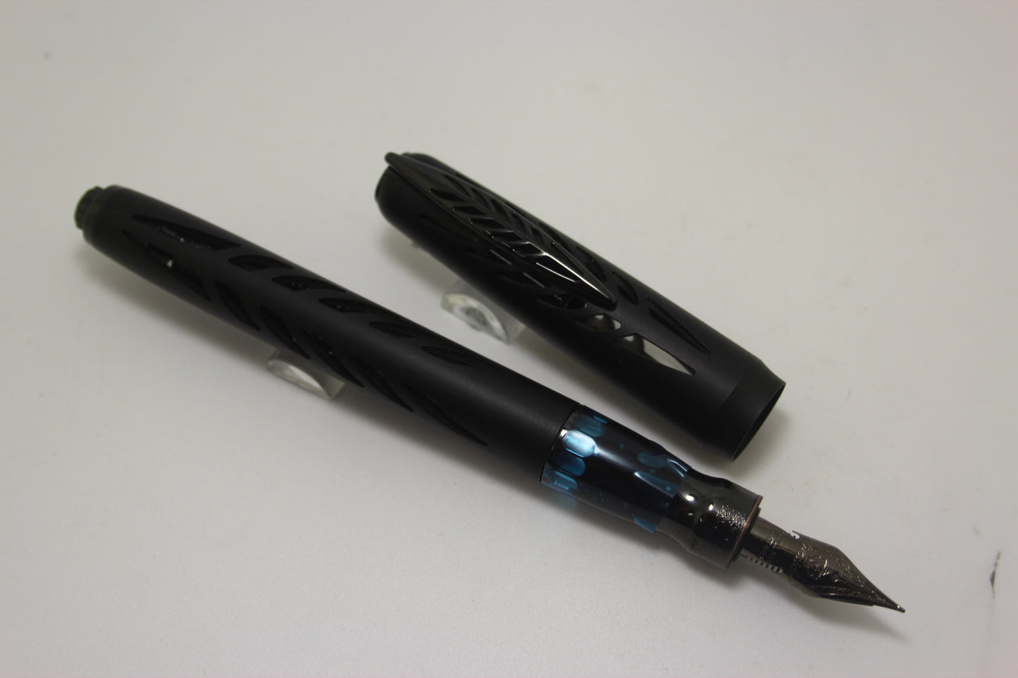 Pineider Arman Trilogy Black Aluminum Limited Edition Fountain Pen