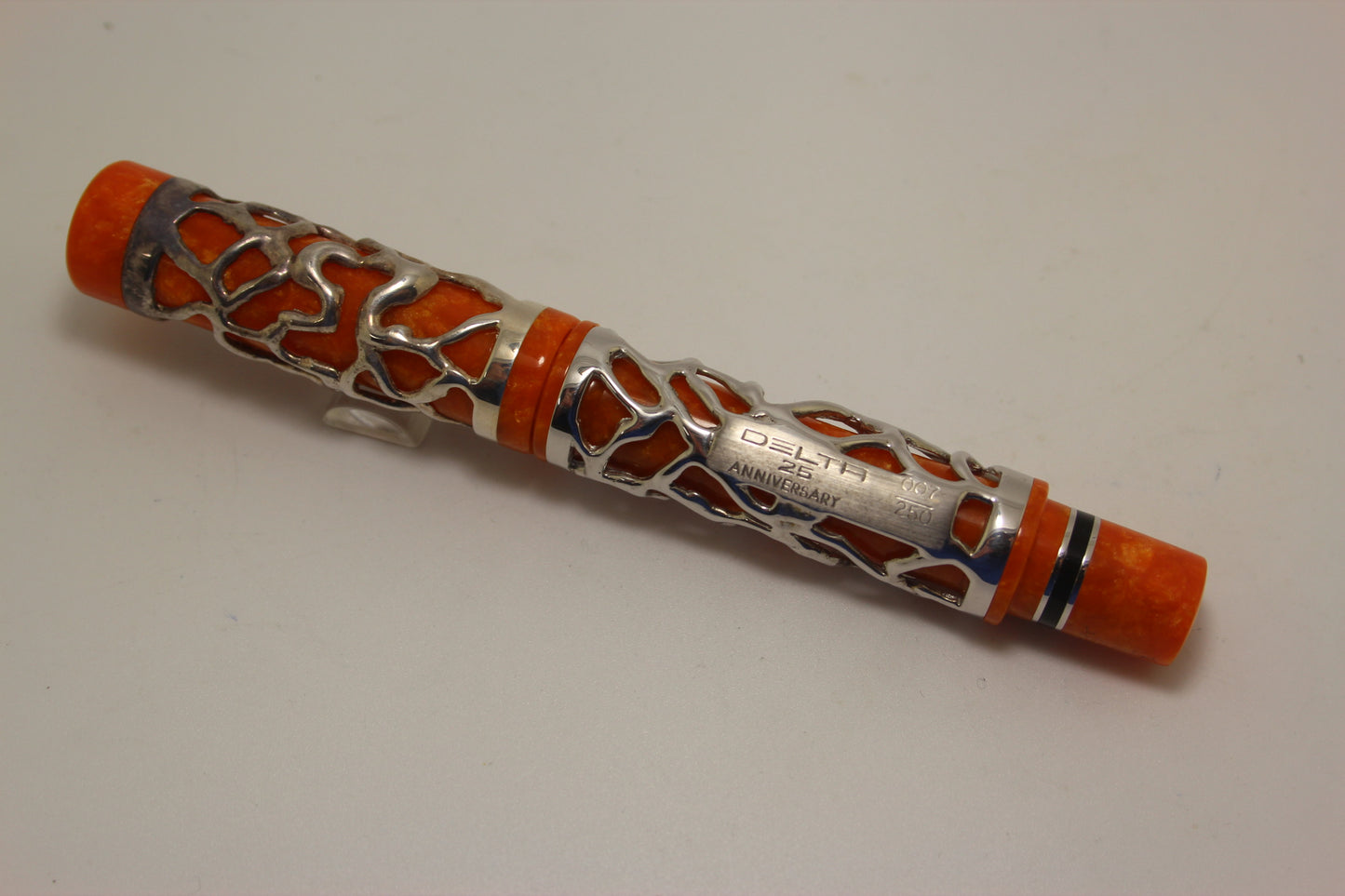 Delta 25th Anniversary sterling silver fountain pen