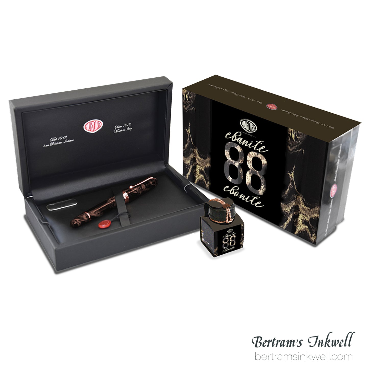 Aurora 88 Ebonite Cognac Limited Edition Fountain Pen