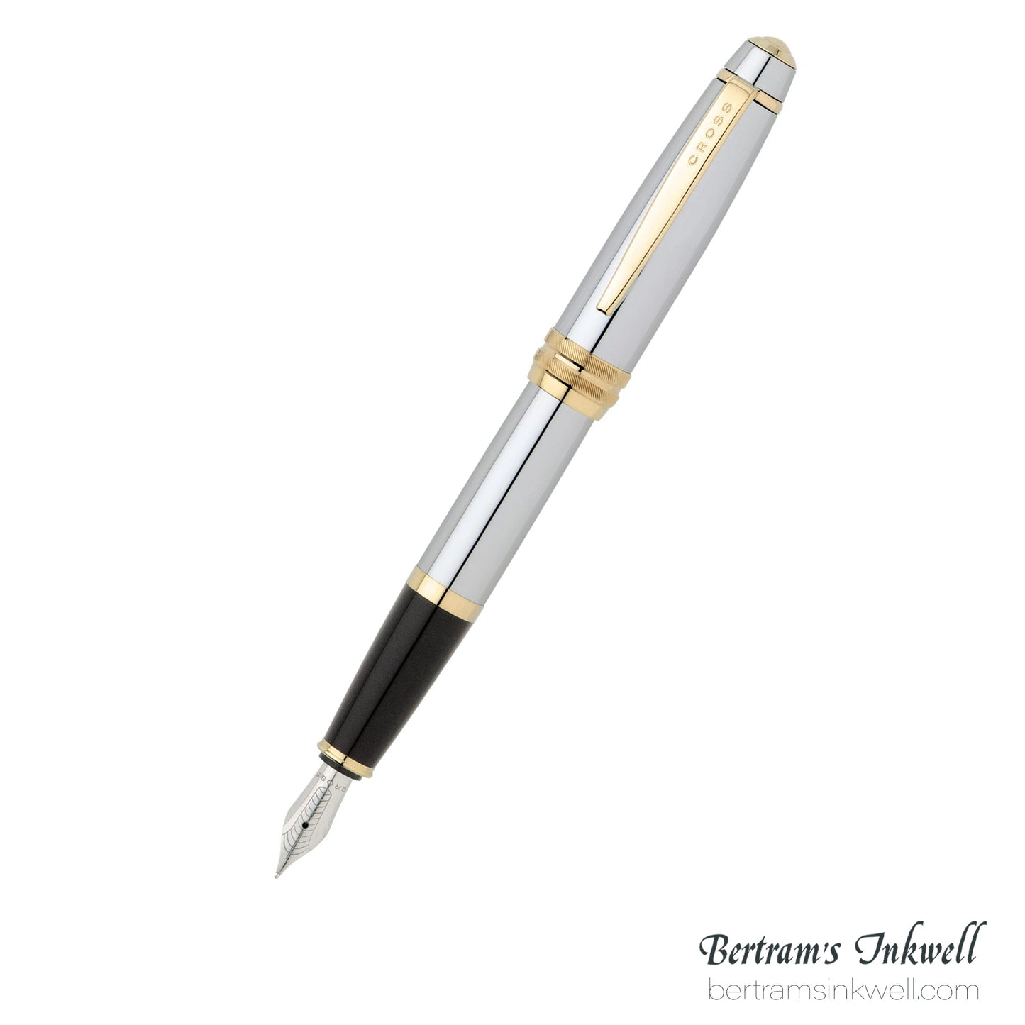 Cross Bailey™ Medalist® Stainless Steel Medium Nib Fountain Pen