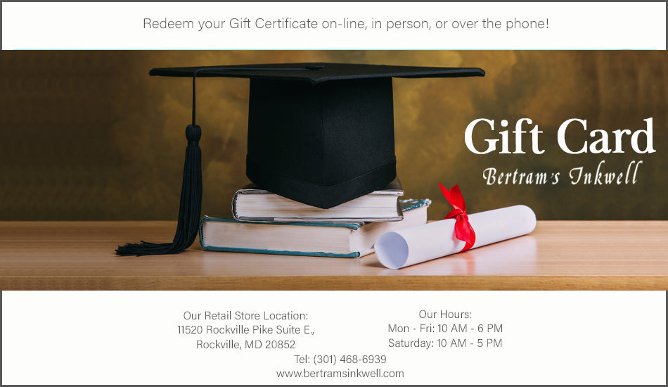 Bertram's Inkwell Gift Card - Graduation Day
