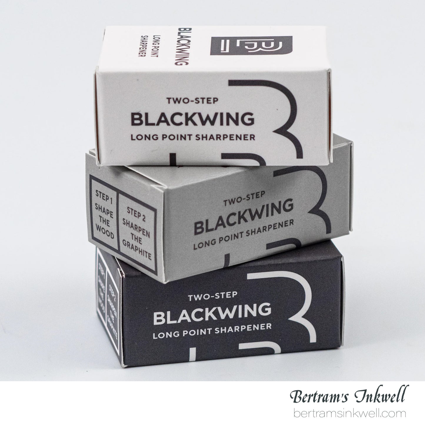 Blackwing Two-Step Long Point Sharpener Black