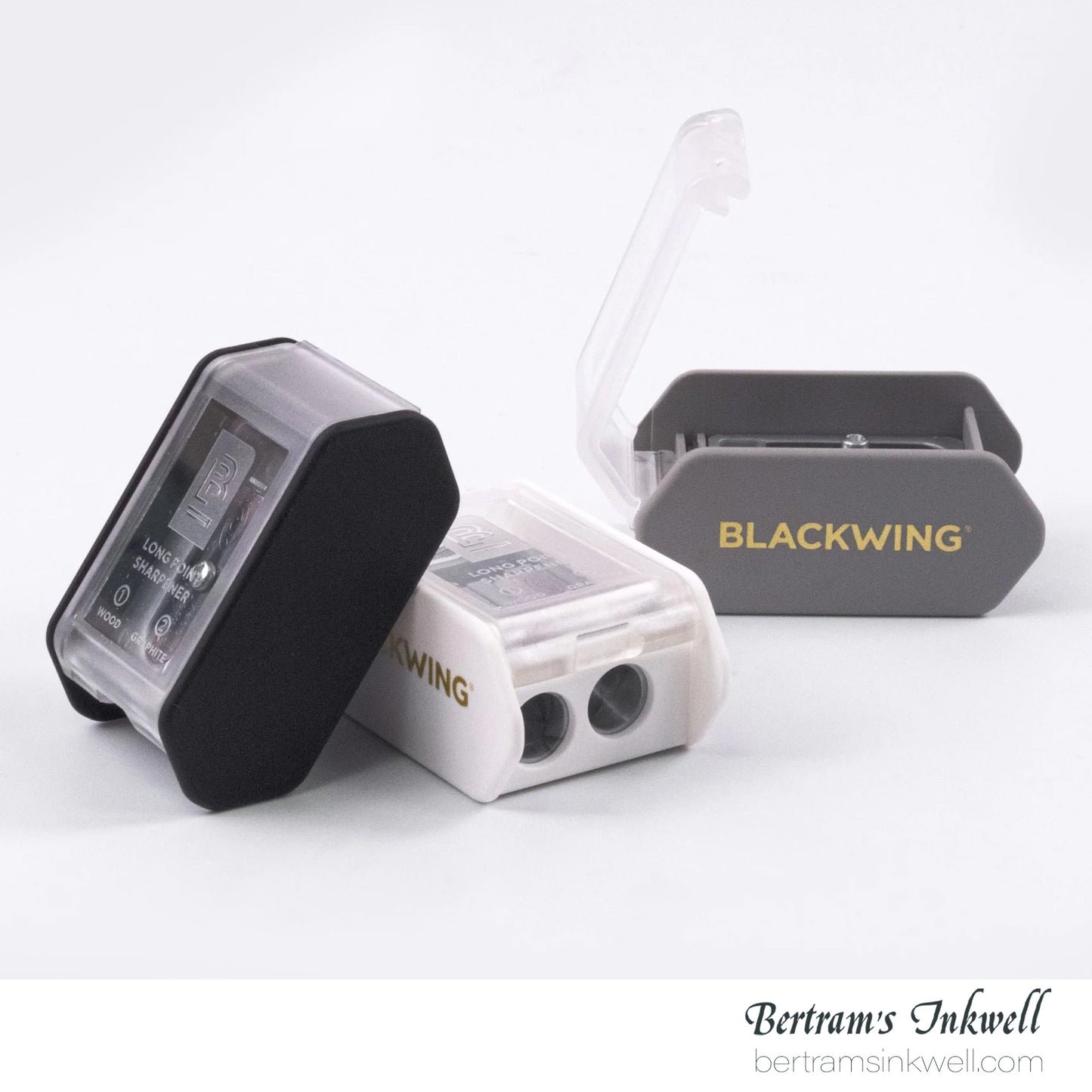 Blackwing Two-Step Long Point Sharpener Black