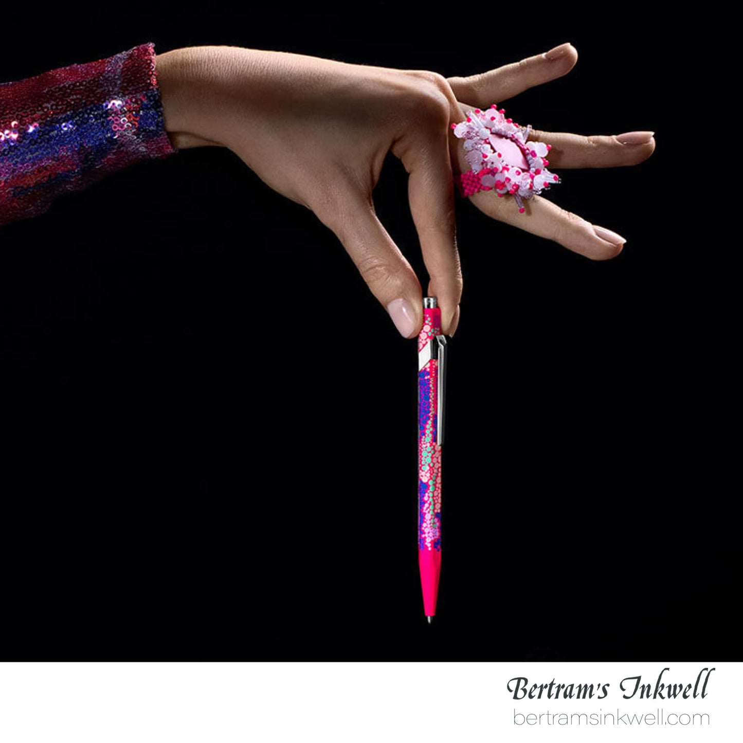 Caran d'Ache 849 Germanier Neon Pink Ballpoint Pen - Special Edition