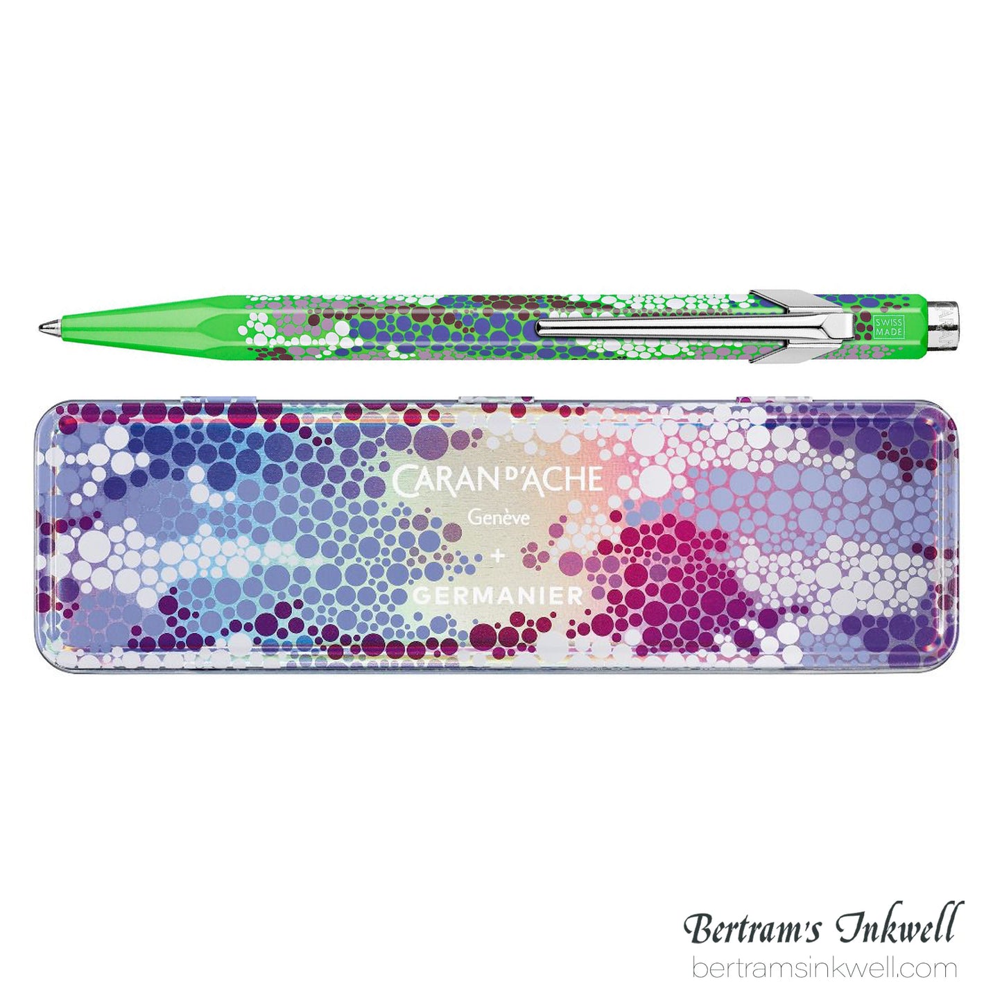 Caran d'Ache 849 Germanier Neon Green Ballpoint Pen - Special Edition