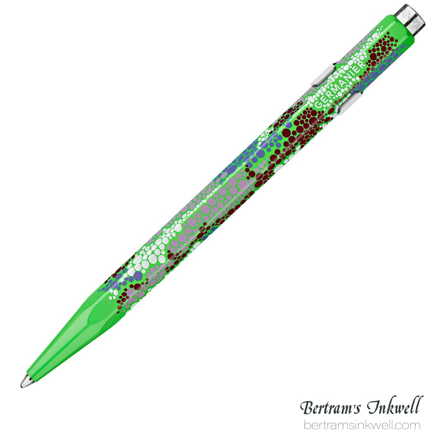 Caran d'Ache 849 Germanier Neon Green Ballpoint Pen - Special Edition