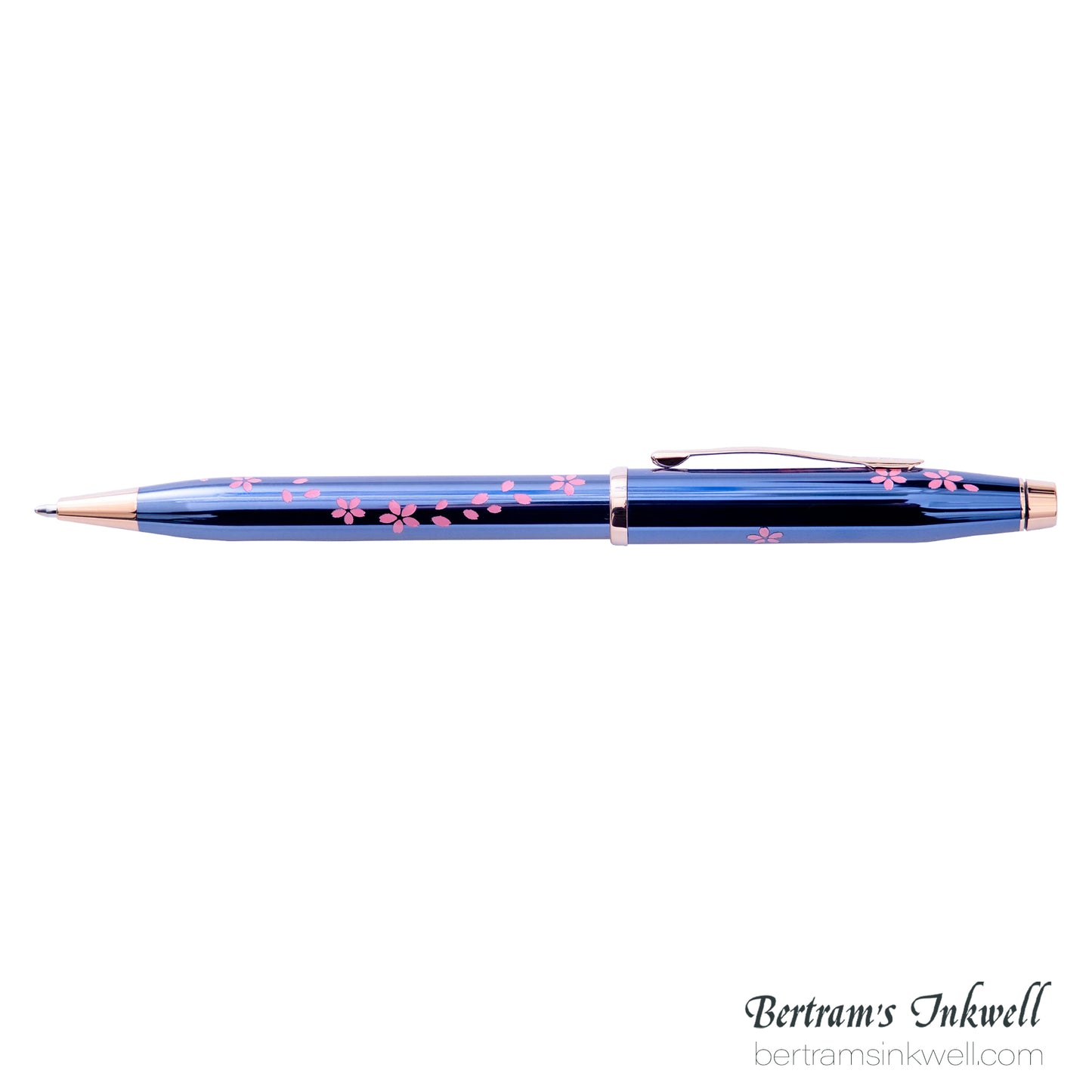 Century® II Cherry Blossom Translucent Blue Lacquer Ballpoint Pen