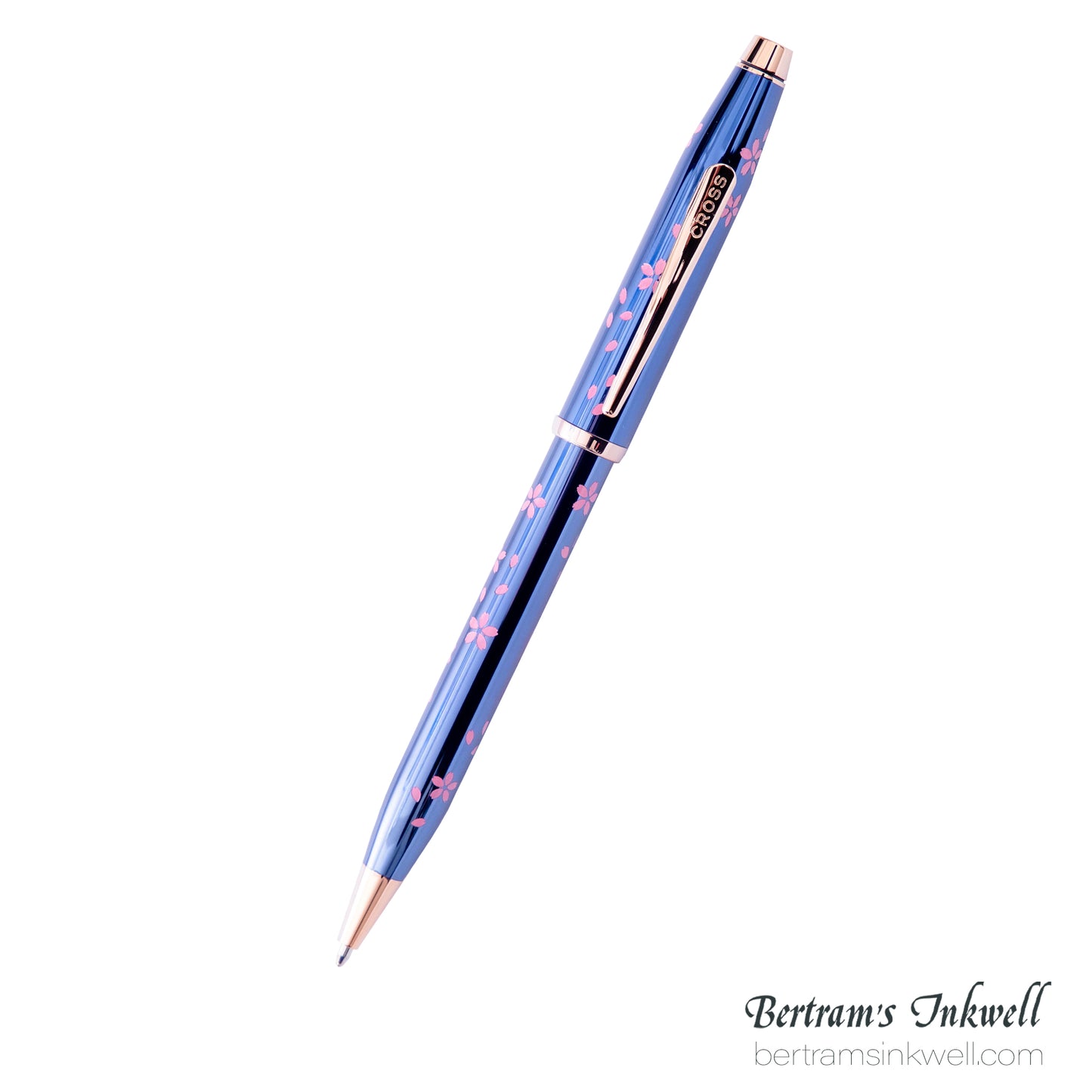 Century® II Cherry Blossom Translucent Blue Lacquer Ballpoint Pen