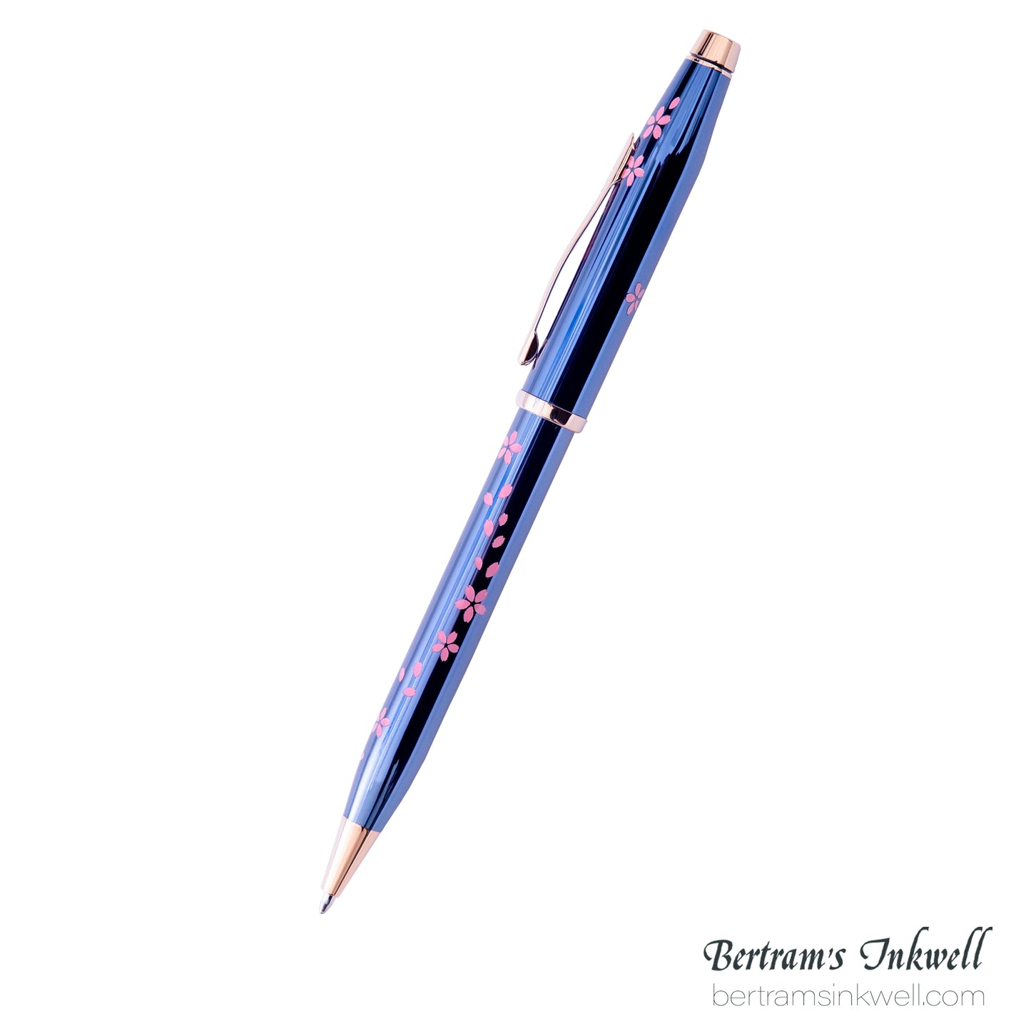 Century® II Cherry Blossom Translucent Blue Lacquer Ballpoint Pen