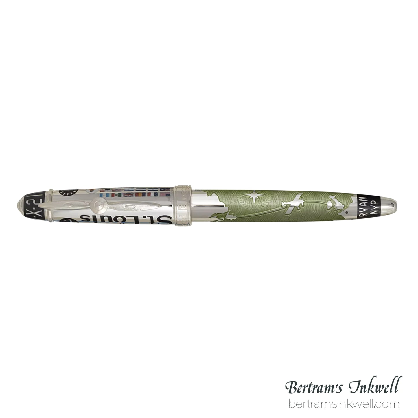 David Oscarson Spirit of St. Louis Rollerball - Charles Lindbergh Sea Green