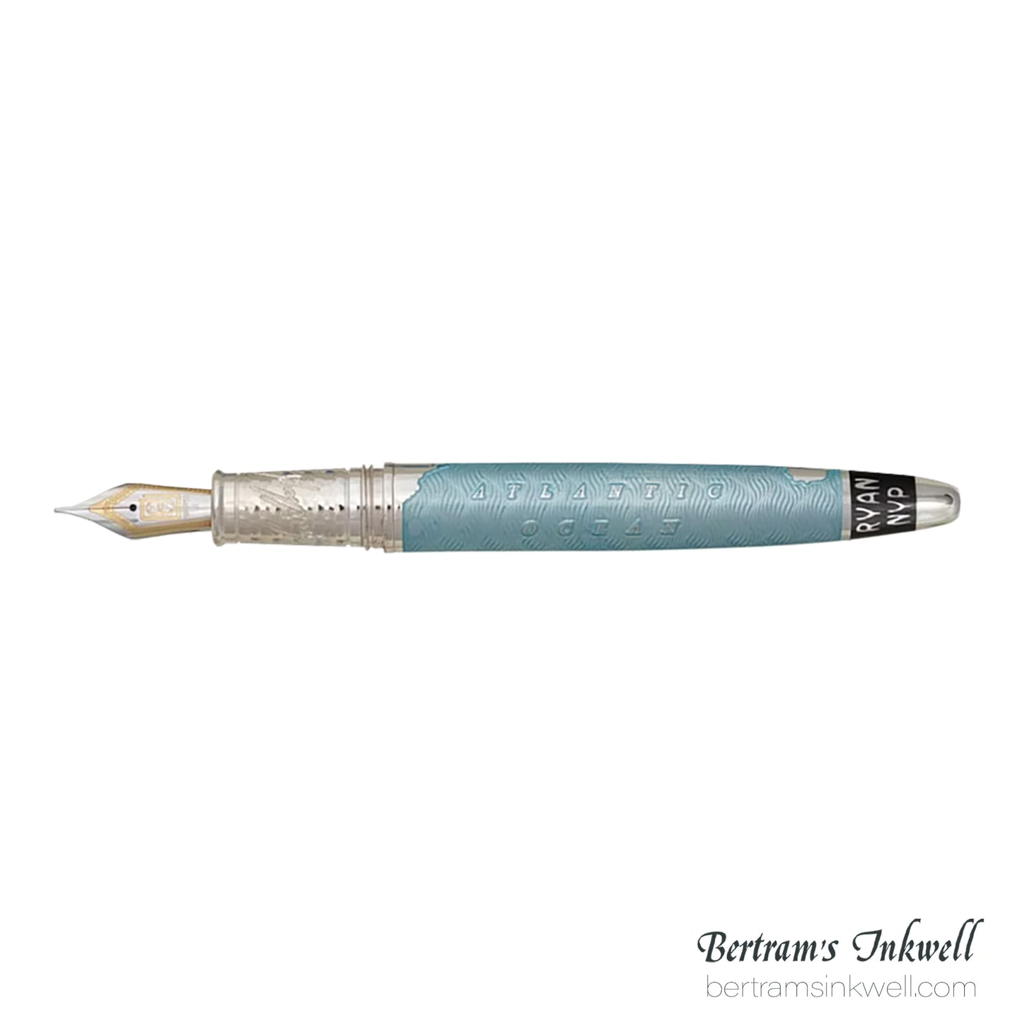 David Oscarson Spirit of St. Louis Fountain Pen - Charles Lindbergh Sky Blue