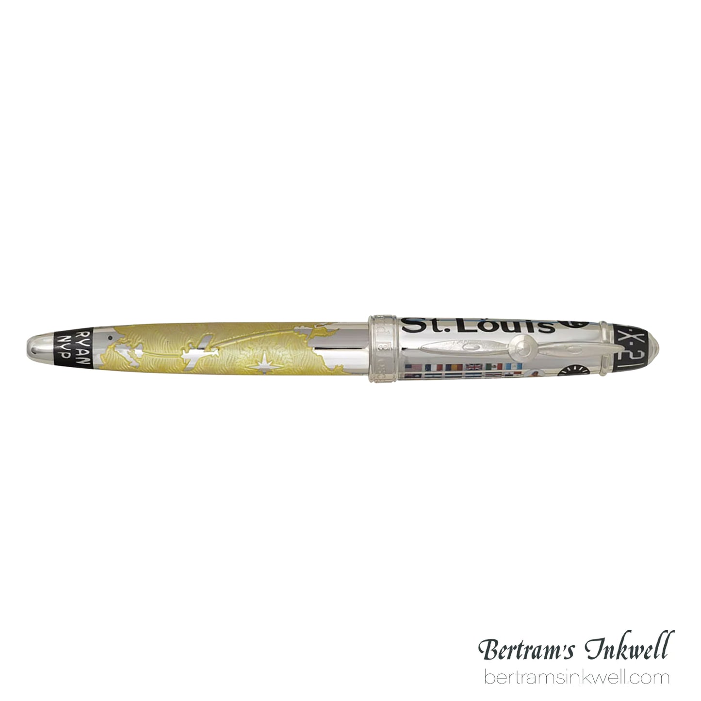 David Oscarson Spirit of St. Louis Rollerball - Charles Lindbergh Sunburst