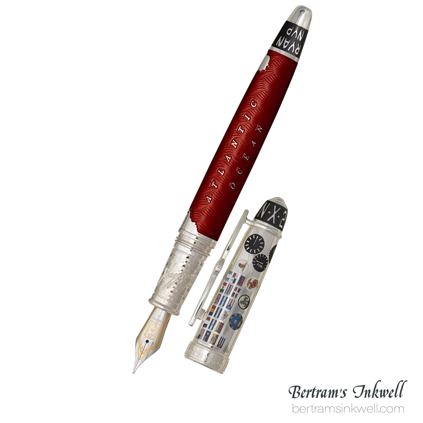 David Oscarson Spirit of St. Louis Fountain Pen - Charles Lindbergh Sunset