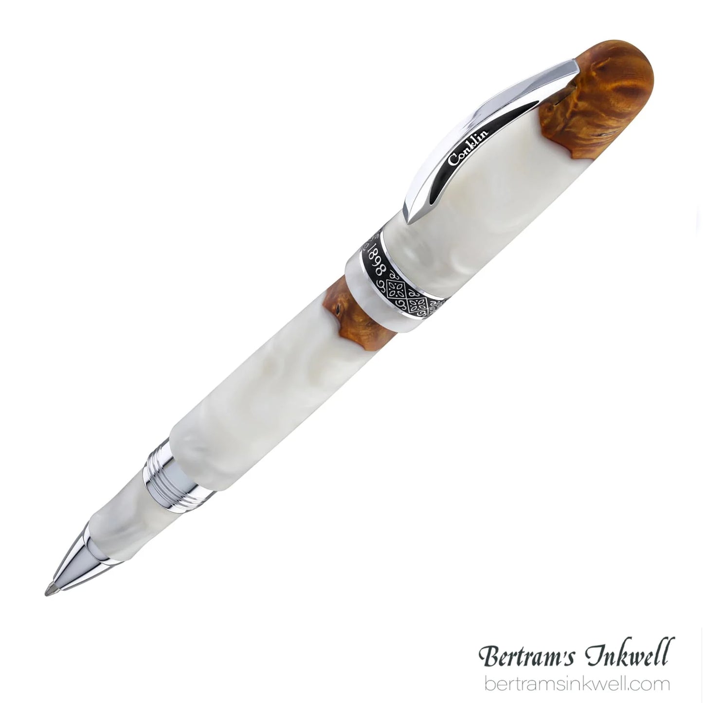 Conklin 1898 Spectra Fusion White Limited Edition Rollerball