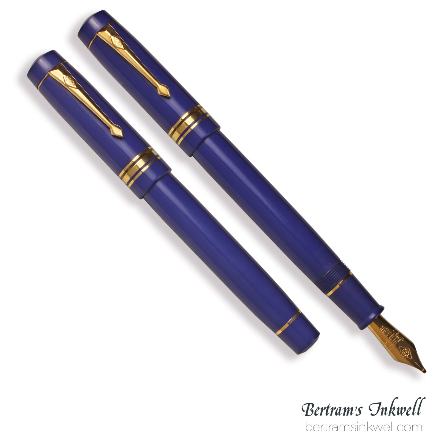 Conway Stewart Belliver Prototype (Blue Ebonite) Fountain Pen, 2014