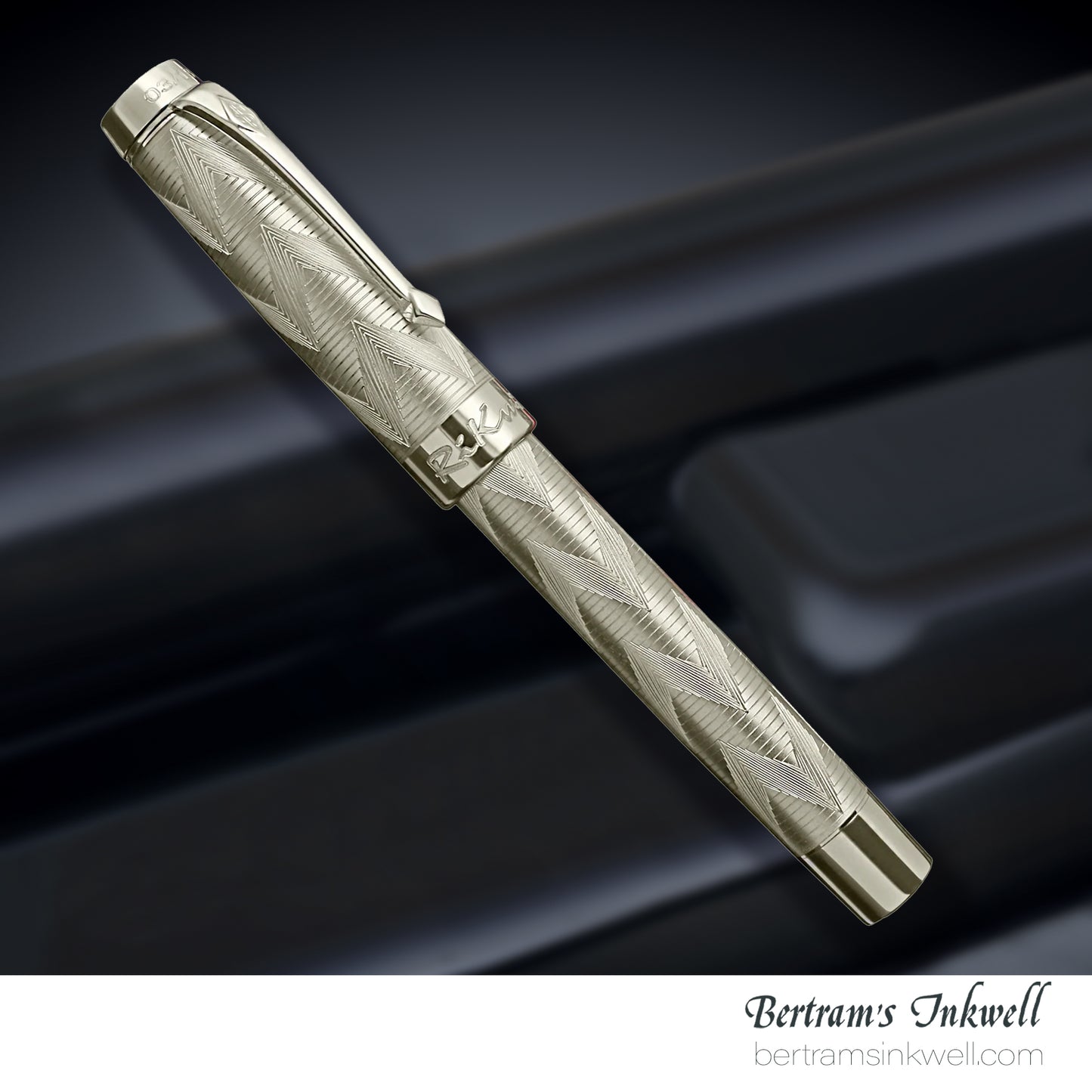 Conway Stewart Duro Serling Silver and Enamel Crystal Limited Edition Fountain/Rollerball Pen, 2012