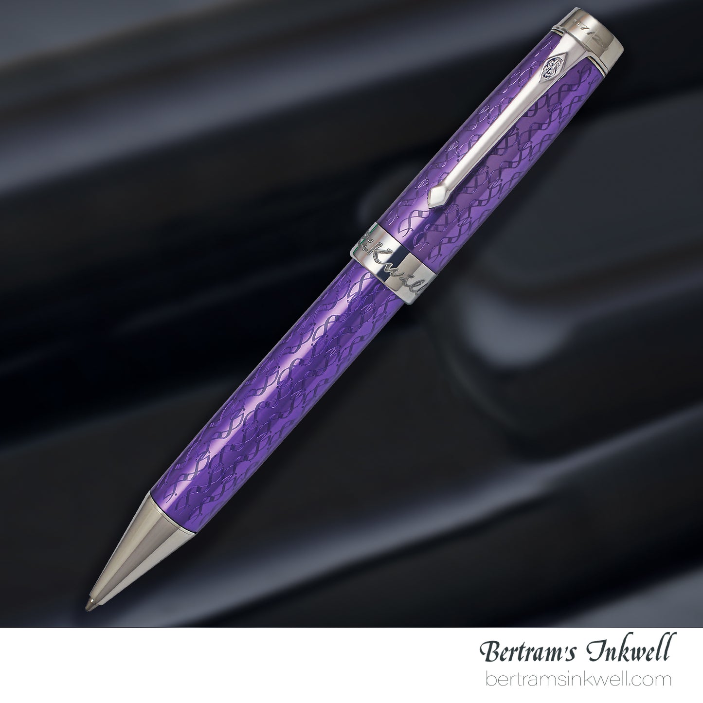 Conway Stewart Duro Serling Silver and Enamel Grape Limited Edition Ballpoint Pen, 2012