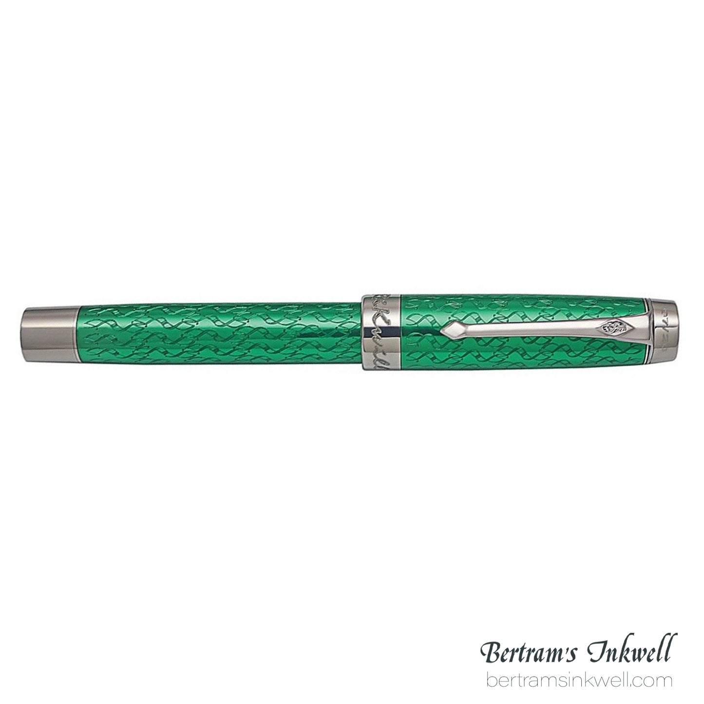 Conway Stewart Duro Serling Silver and Enamel Lime Limited Edition Fountain/Rollerball Pen, 2012