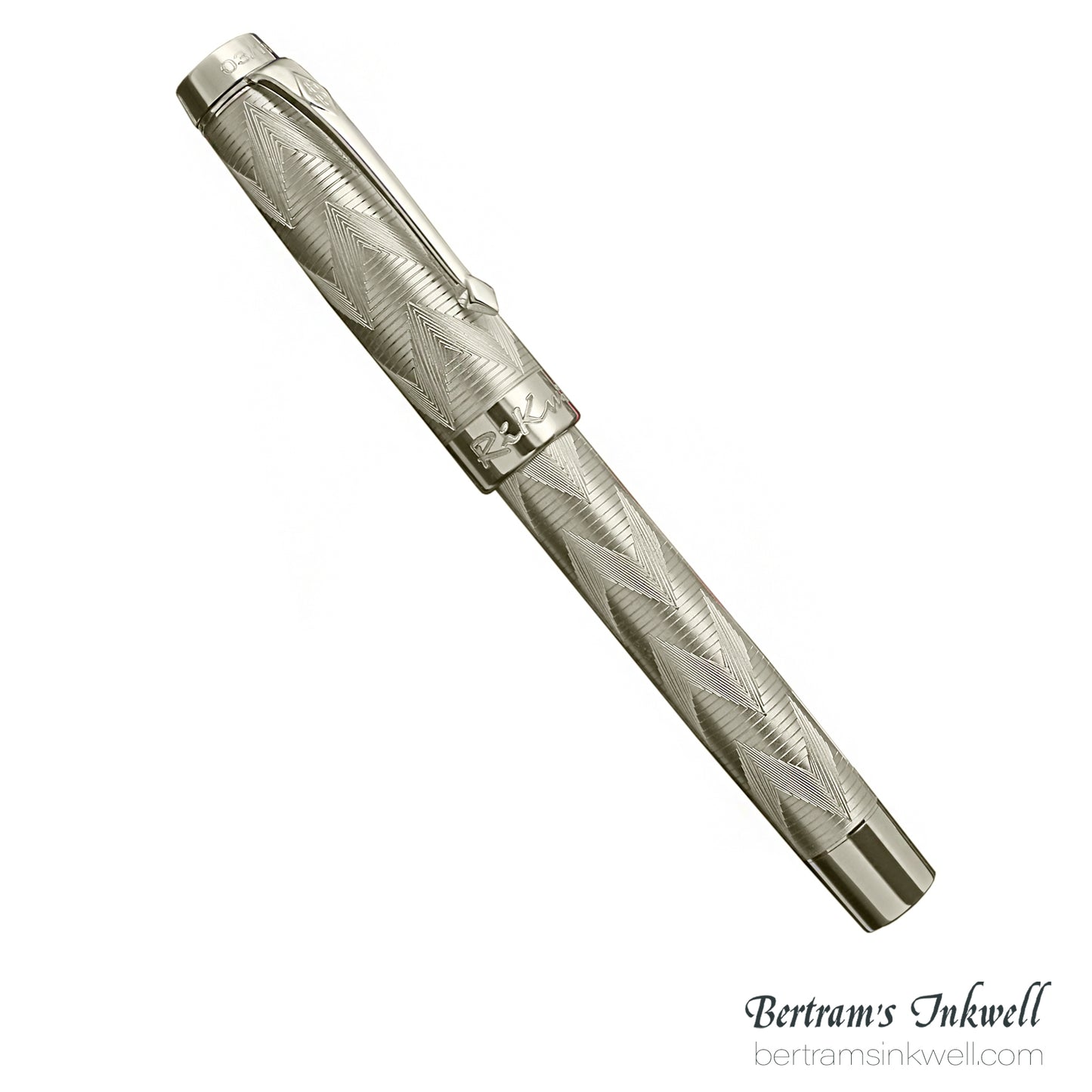 Conway Stewart Duro Serling Silver and Enamel Crystal Limited Edition Fountain/Rollerball Pen, 2012