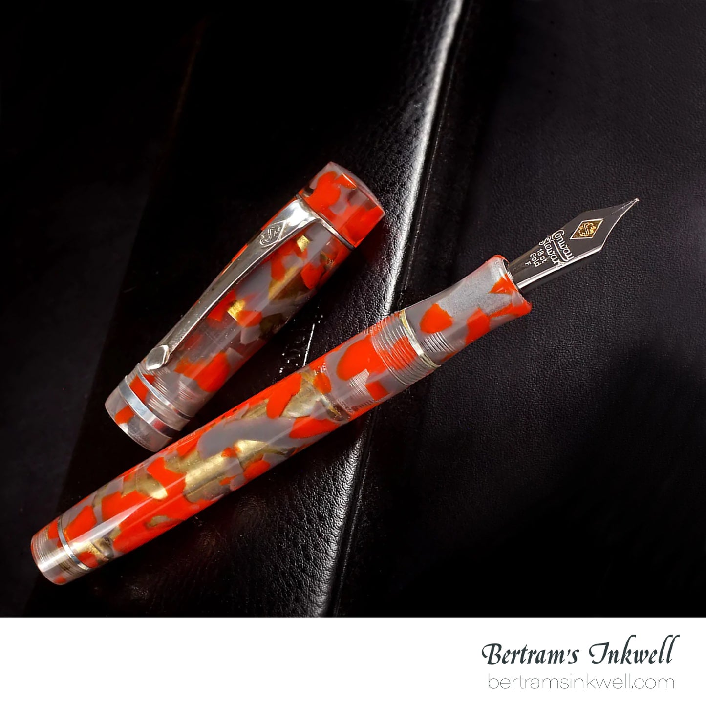 Conway Stewart Wellington Prototype (red and grey transparent) Fountain Pen, 2014