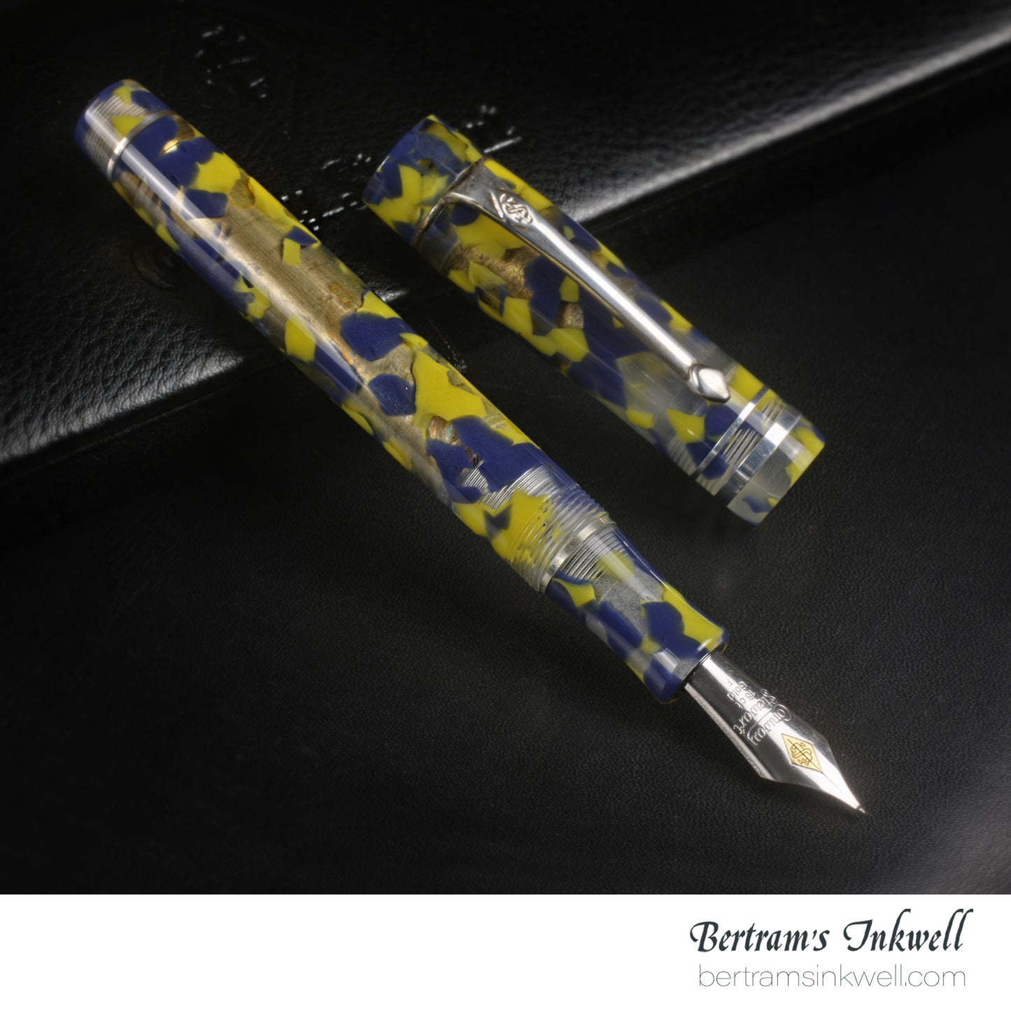 Conway Stewart Wellington Prototype (yellow and blue transparent) Fountain Pen, 2014
