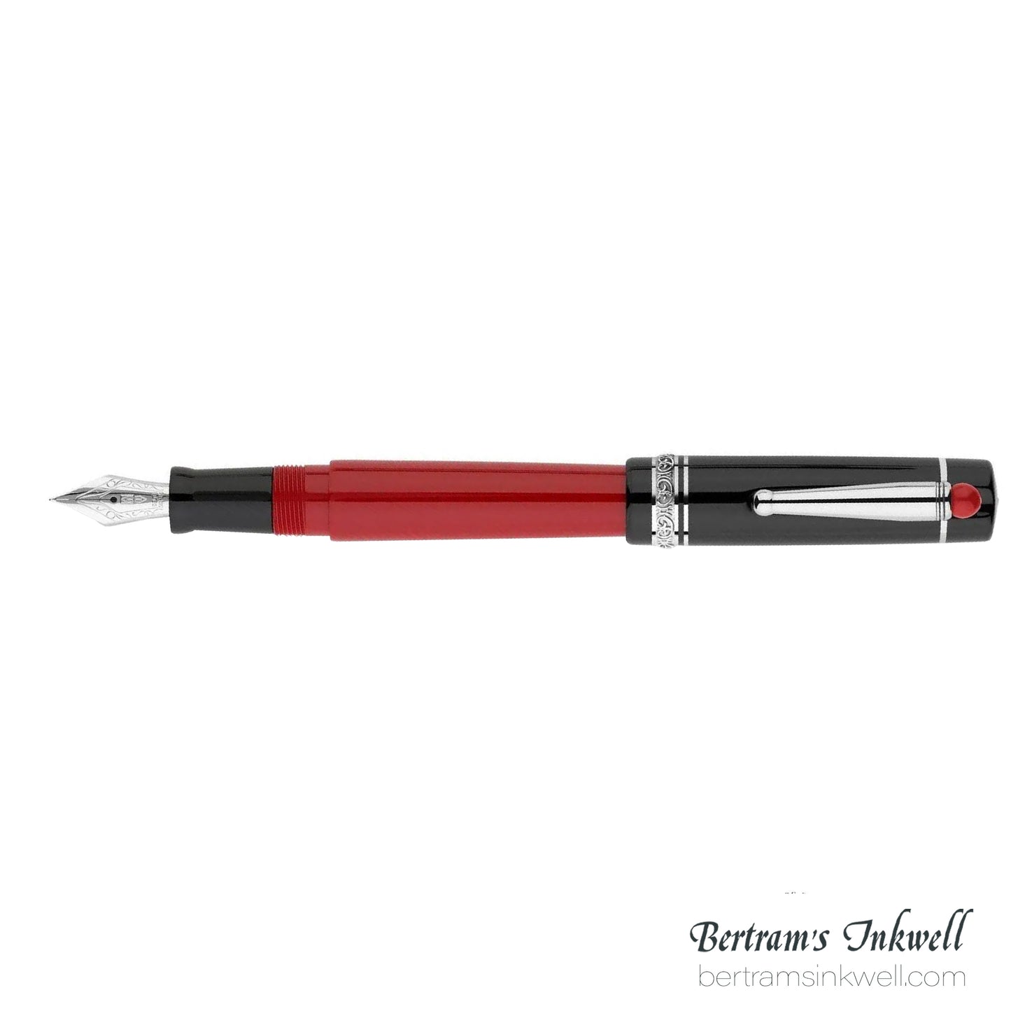 Delta WE Smorfia Red/Black Fountain Pen 14K Nib