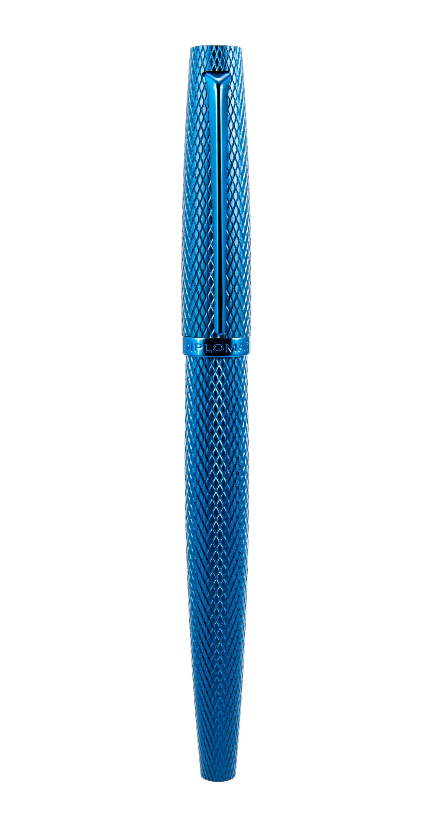 Diplomat Viper Blue Guilloche Rollerball