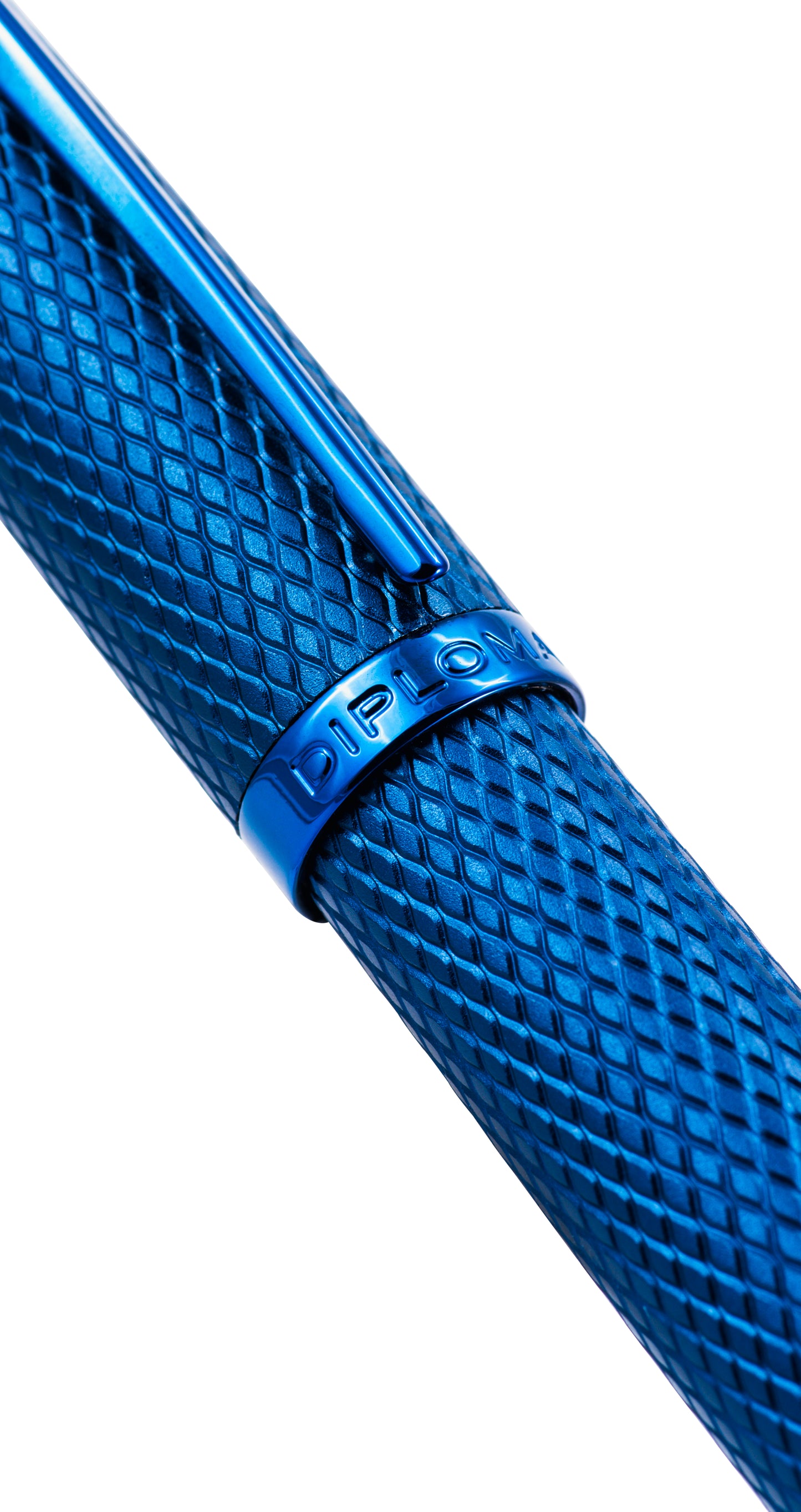 Diplomat Viper Blue Guilloche Fountain Pen