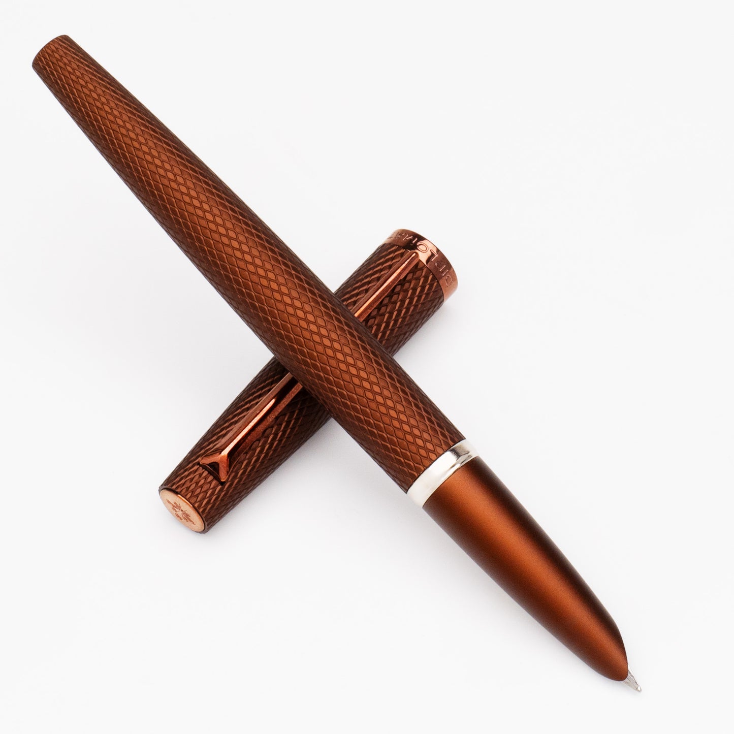 Diplomat Viper Brown Guilloche Fountain Pen