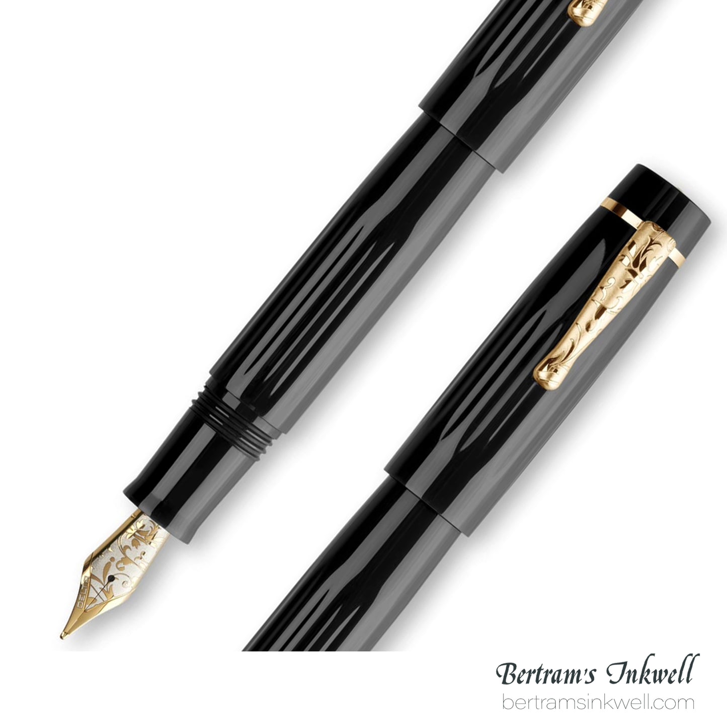 Delta Bio+16 Fountain Pen Nera "KP" #6 14Kt Gold Nib