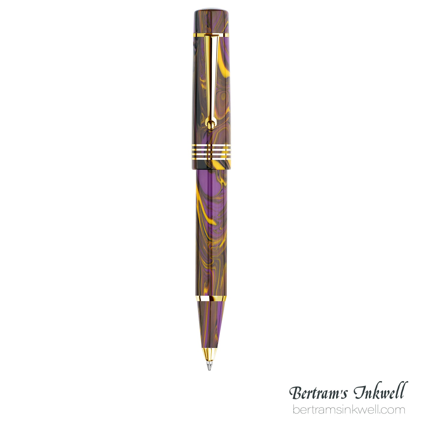 Delta Neo Gallery Four Rings Collection - Iris Ballpoint Pen