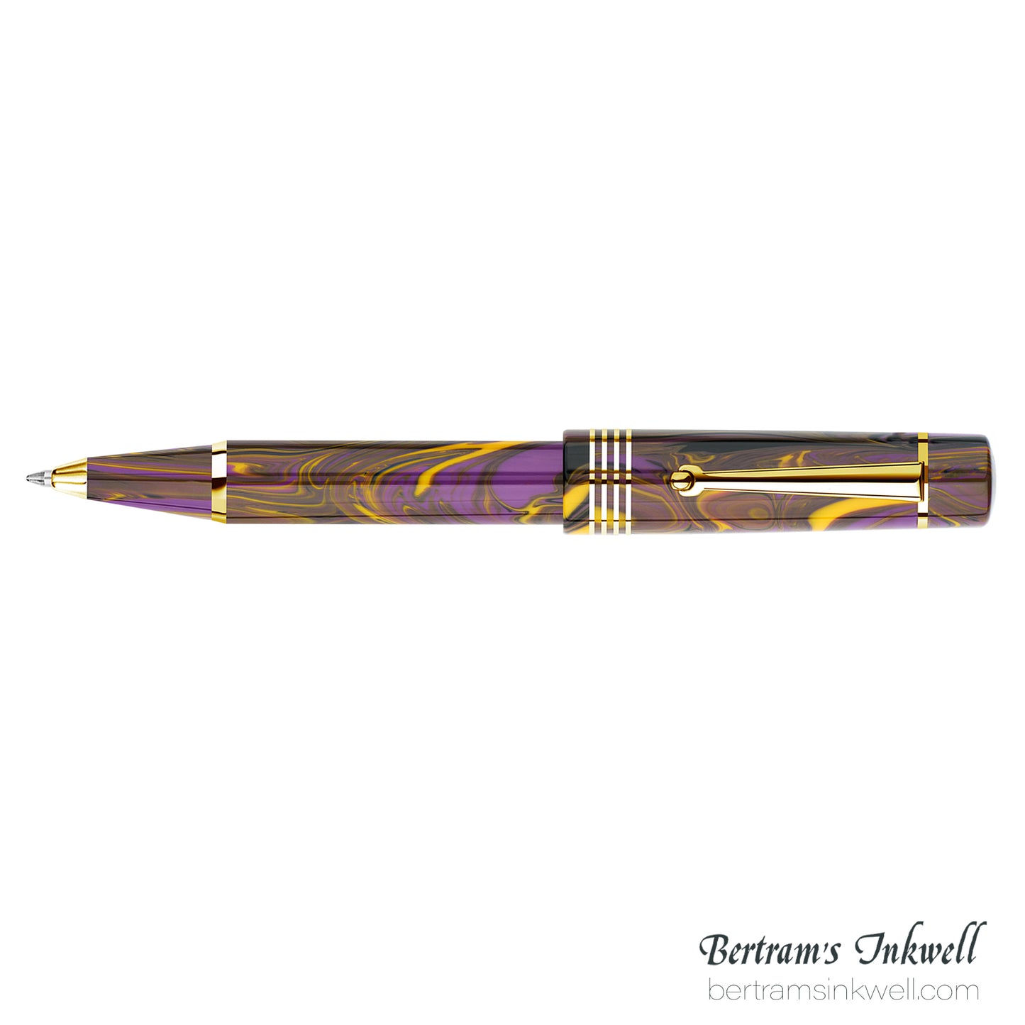 Delta Neo Gallery Four Rings Collection - Iris Ballpoint Pen