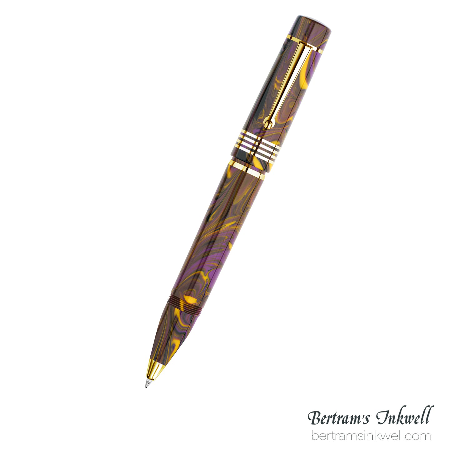 Delta Neo Gallery Four Rings Collection - Iris Rollerball Pen