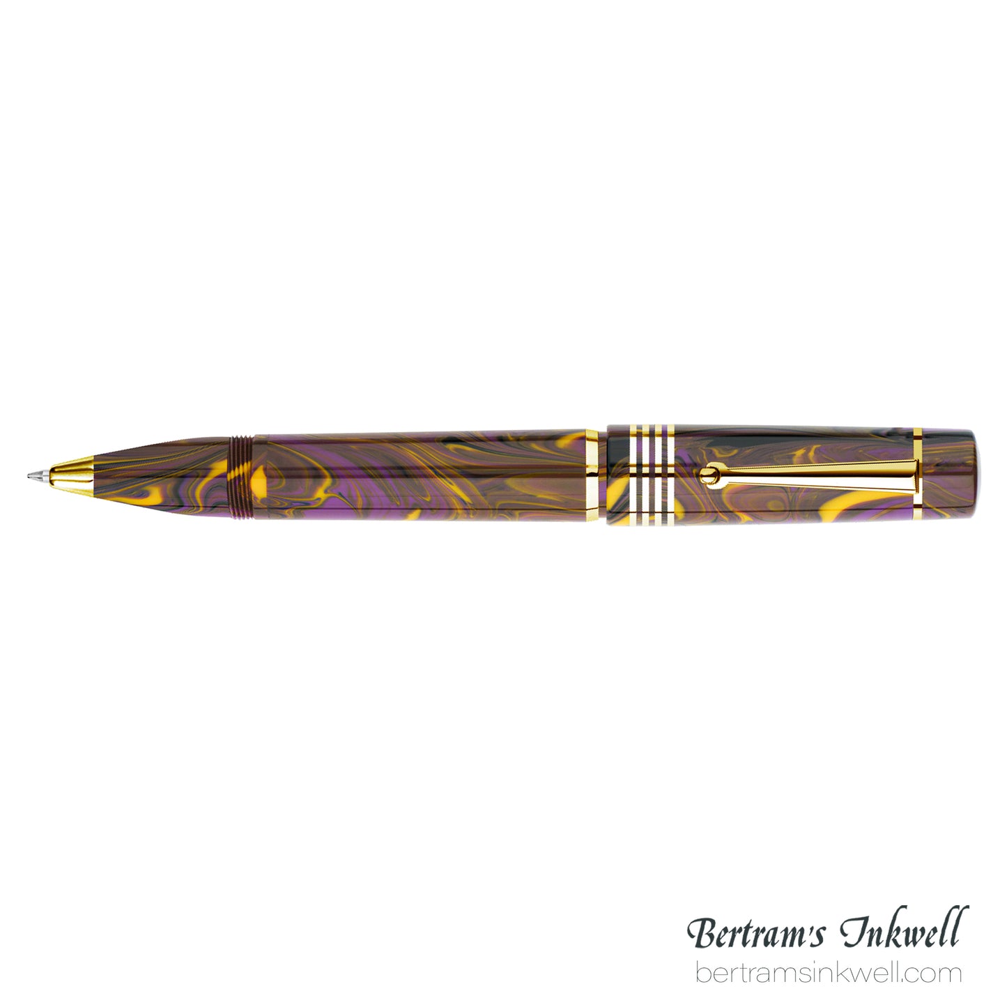 Delta Neo Gallery Four Rings Collection - Iris Rollerball Pen