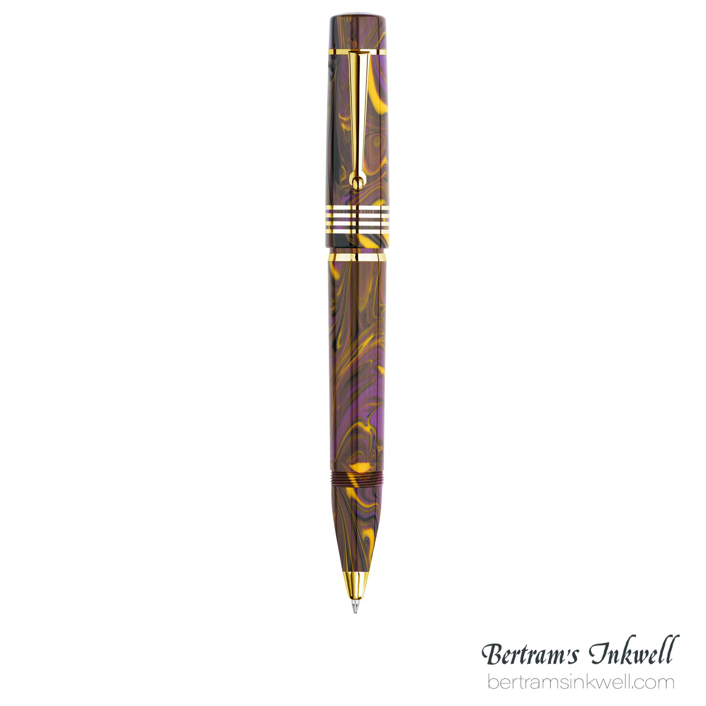 Delta Neo Gallery Four Rings Collection - Iris Rollerball Pen
