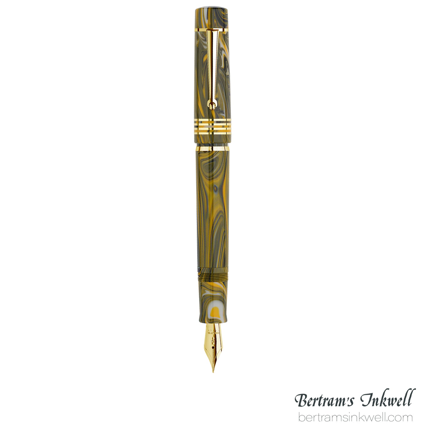 Delta Neo Gallery Four Rings Collection - Marigold Fountain Pen