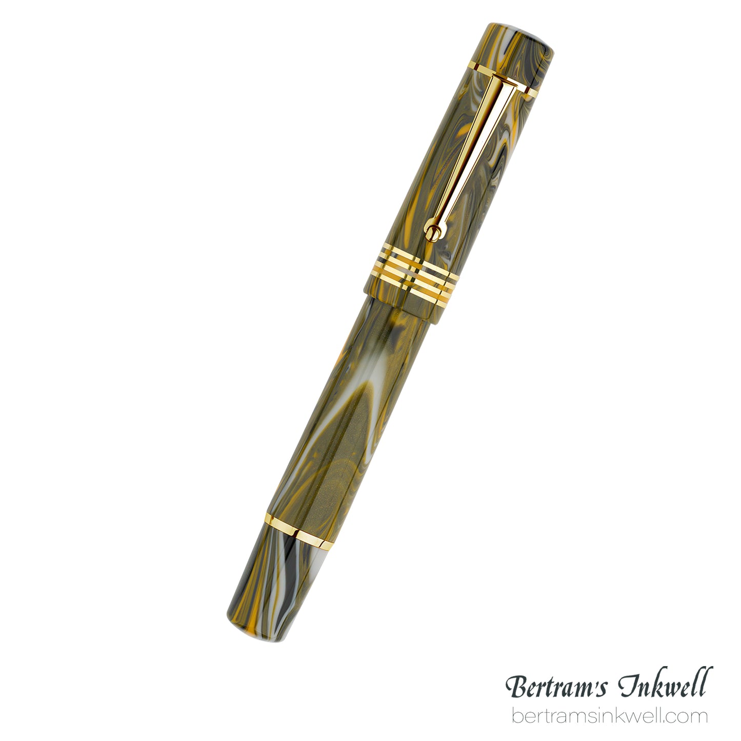 Delta Neo Gallery Four Rings Collection - Marigold Rollerball Pen