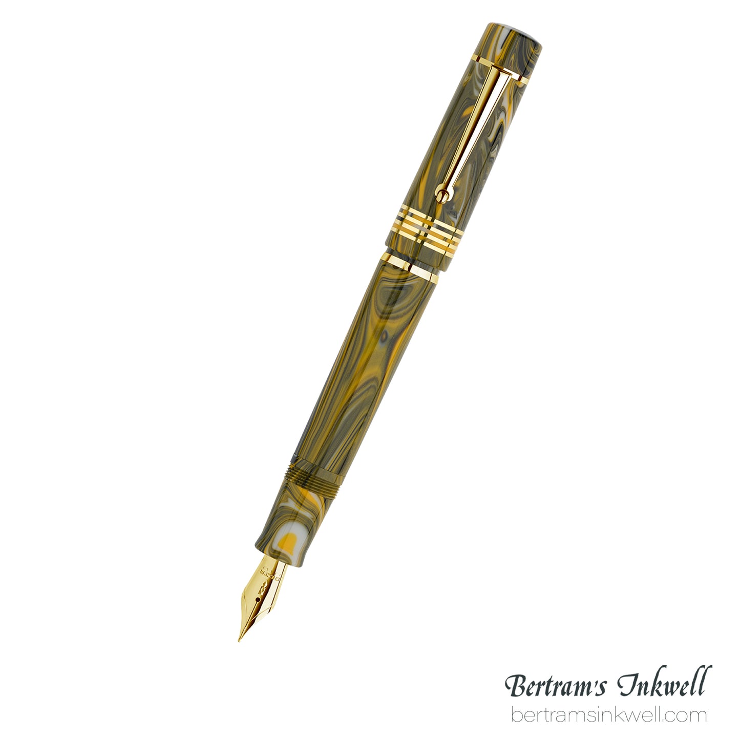 Delta Neo Gallery Four Rings Collection - Marigold Fountain Pen