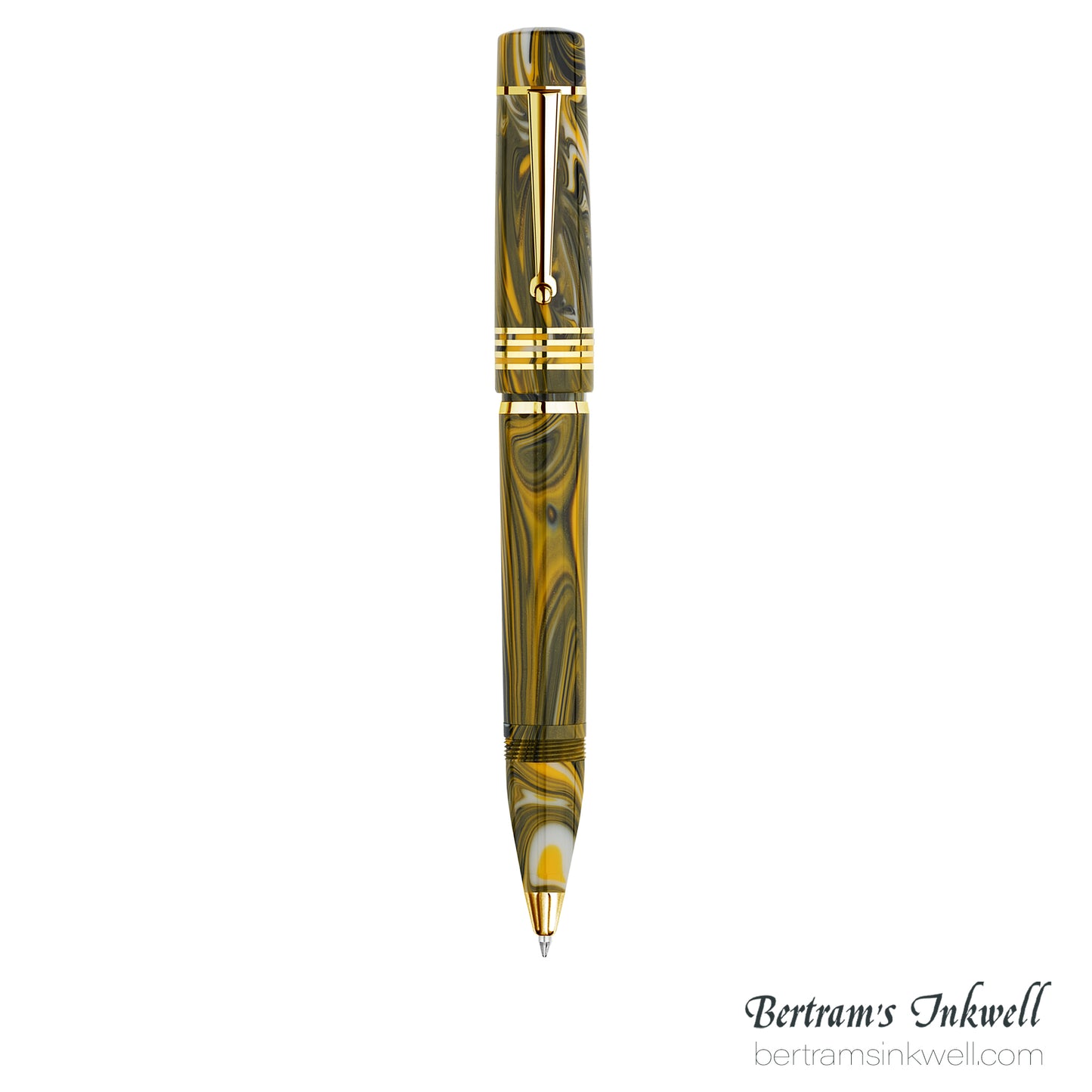 Delta Neo Gallery Four Rings Collection - Marigold Rollerball Pen