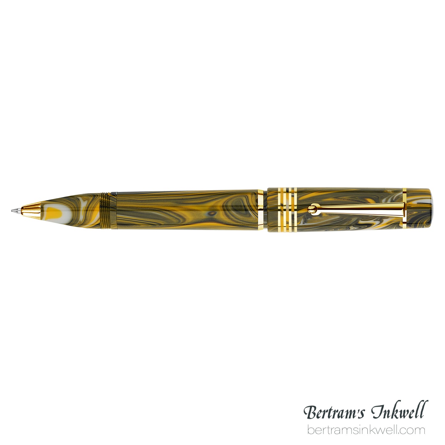 Delta Neo Gallery Four Rings Collection - Marigold Rollerball Pen