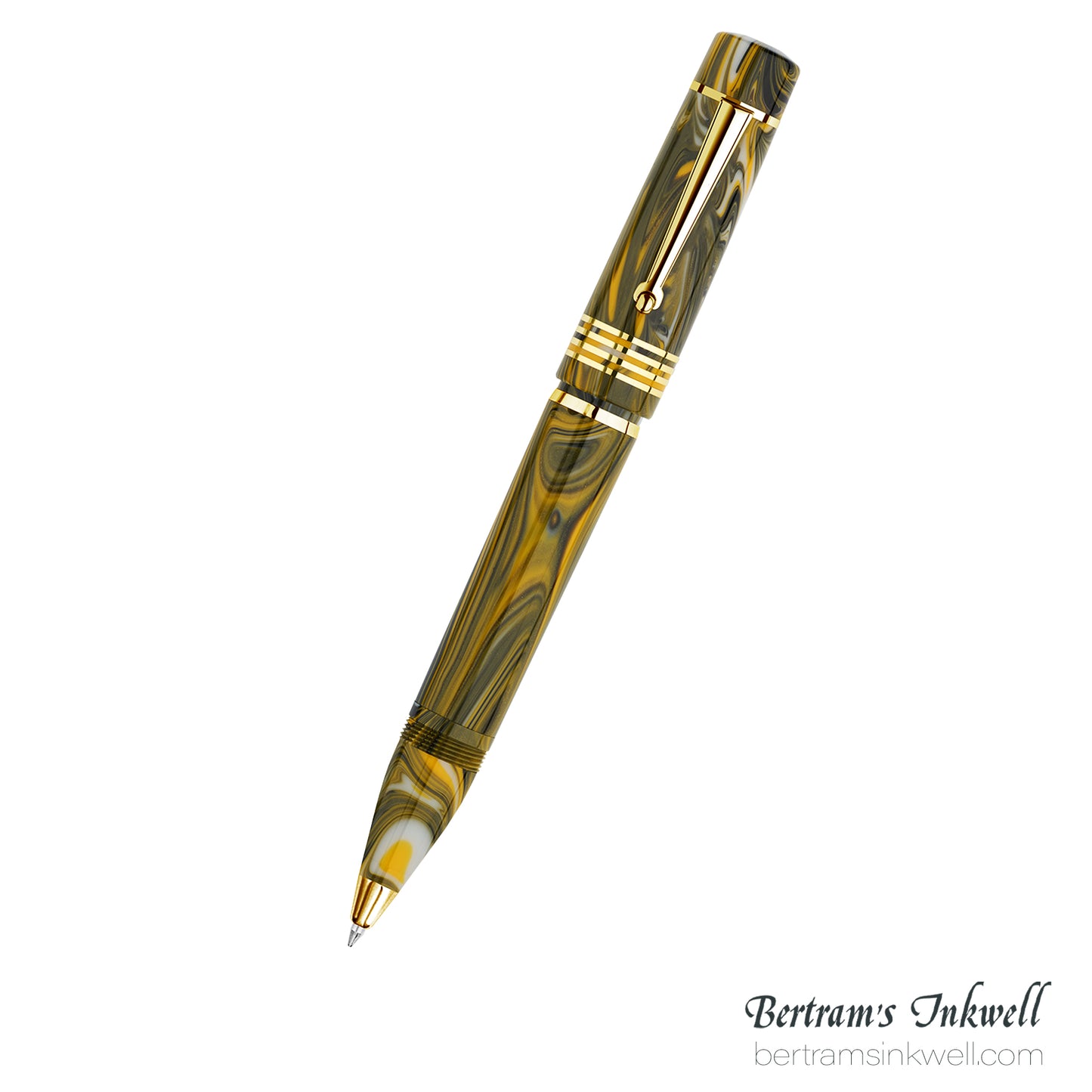 Delta Neo Gallery Four Rings Collection - Marigold Rollerball Pen
