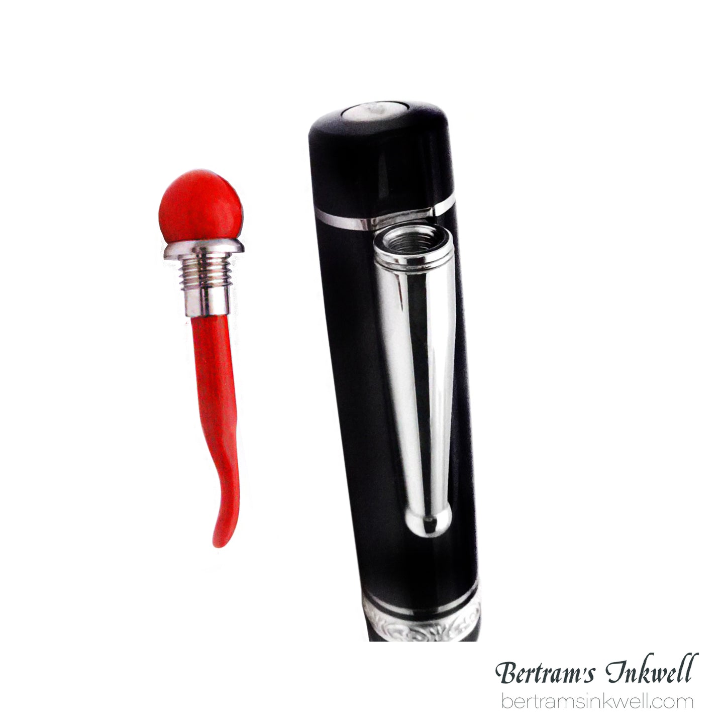 Delta WE Smorfia Red/Black Fountain Pen 14K Nib