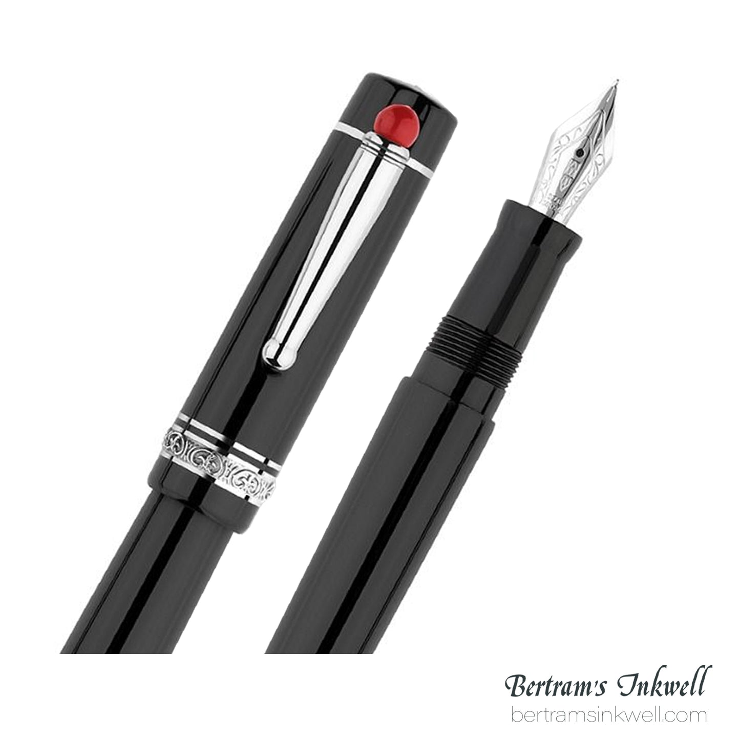 Delta WE 17 Black Fountain Pen 14K Nib