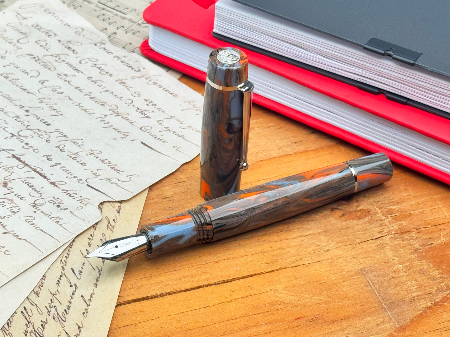 Delta Signs Of Time Art Edition Cave Painting Fountain Pen
