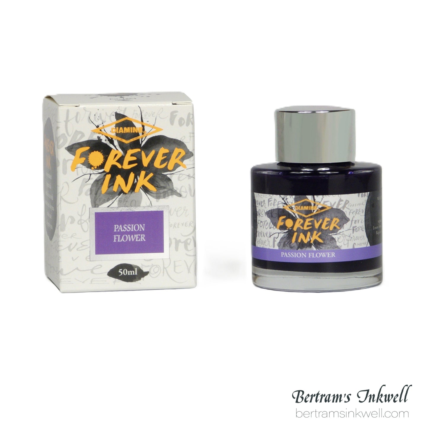 Diamine Forever Permanent Pigment Bottled Ink Passion Flower 50ml
