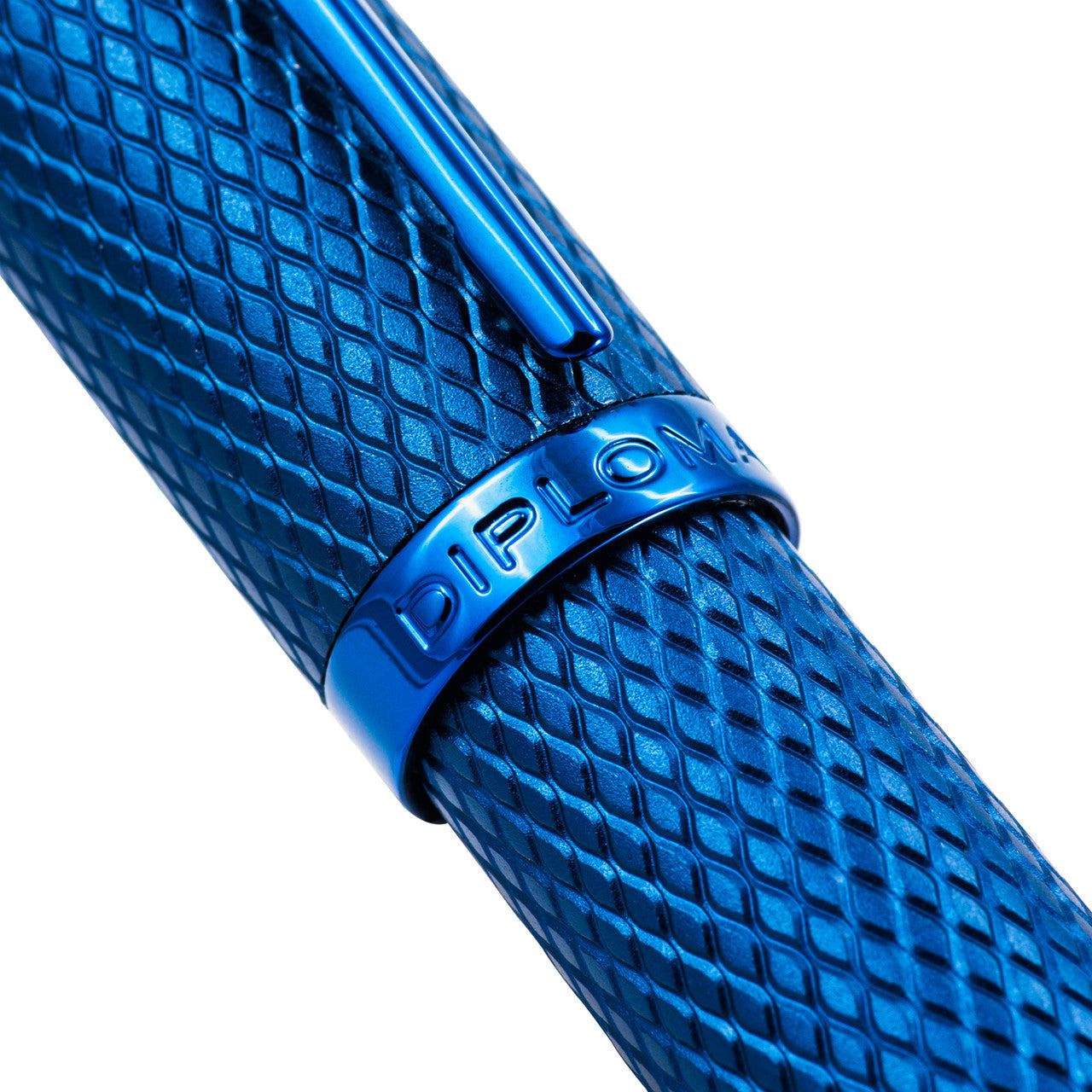 Diplomat Viper Blue Guilloche Fountain Pen